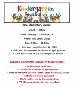 kinder sign up